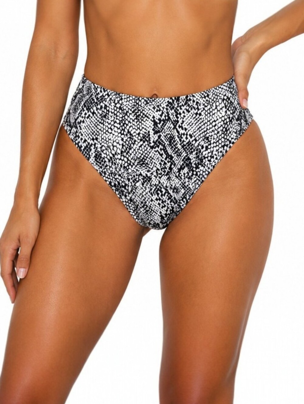 Xhilaration Snake Print High Waist Bikini Bottom XS NWT